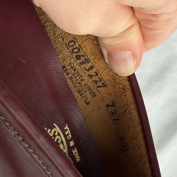 G.H. Bass Willa Penny Loafers Burgundy Leather Classic size 7.5 - Picture 10 of 10